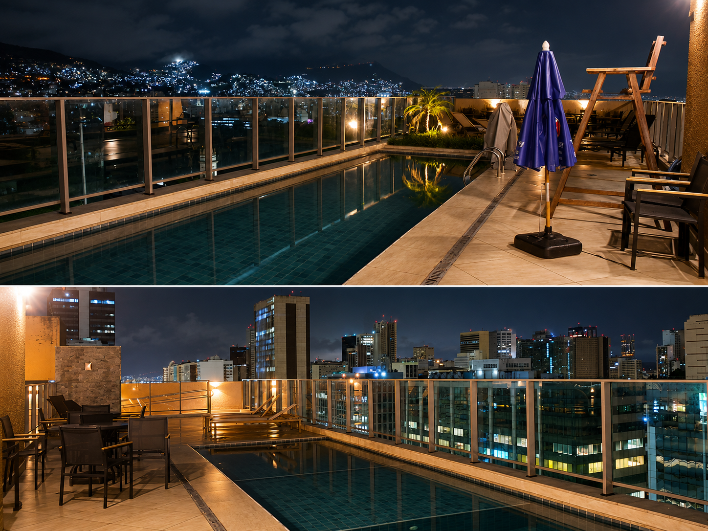 Piscina rooftop do empreendimento